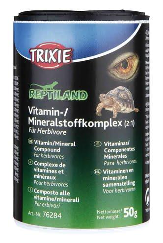 Trixie vitaminen mineralenpoeder d3 met calcium voor herbivoor