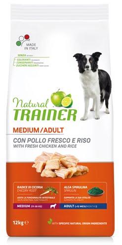 Natural trainer dog adult medium chicken / rice