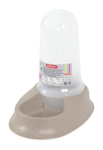 Zolux non-slip smart voer-/waterdispenser taupe