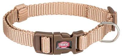 Trixie halsband hond premium karamel beige