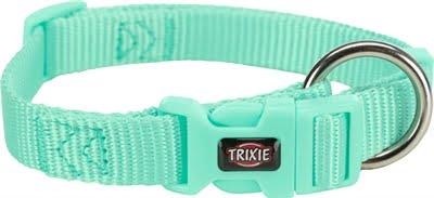 Trixie halsband hond premium mintgroen (15-25X1CM)