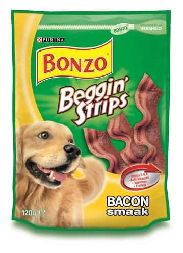 Bonzo beggin' strips bacon