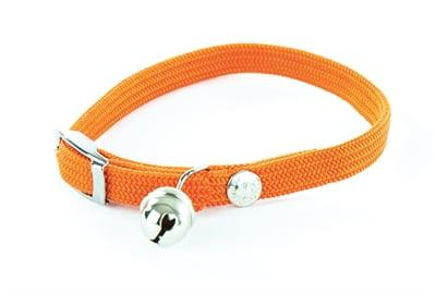 Martin halsband kat elastisch nylon oranje
