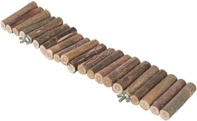 Trixie hangbrug met schroefbevestiging schorshout naturel voor muizen