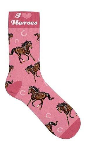 Plenty gifts sokken paard roze