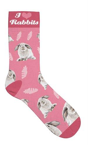 Plenty gifts sokken konijnen roze
