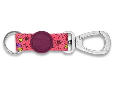 Morso key cord sleutelhanger gerecycled pink think roze (L)