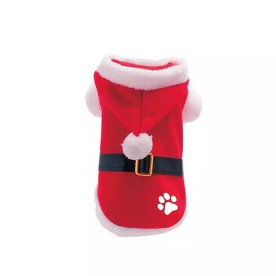 Plenty gifts kerst hondenjas kerstman poot rood (XL)